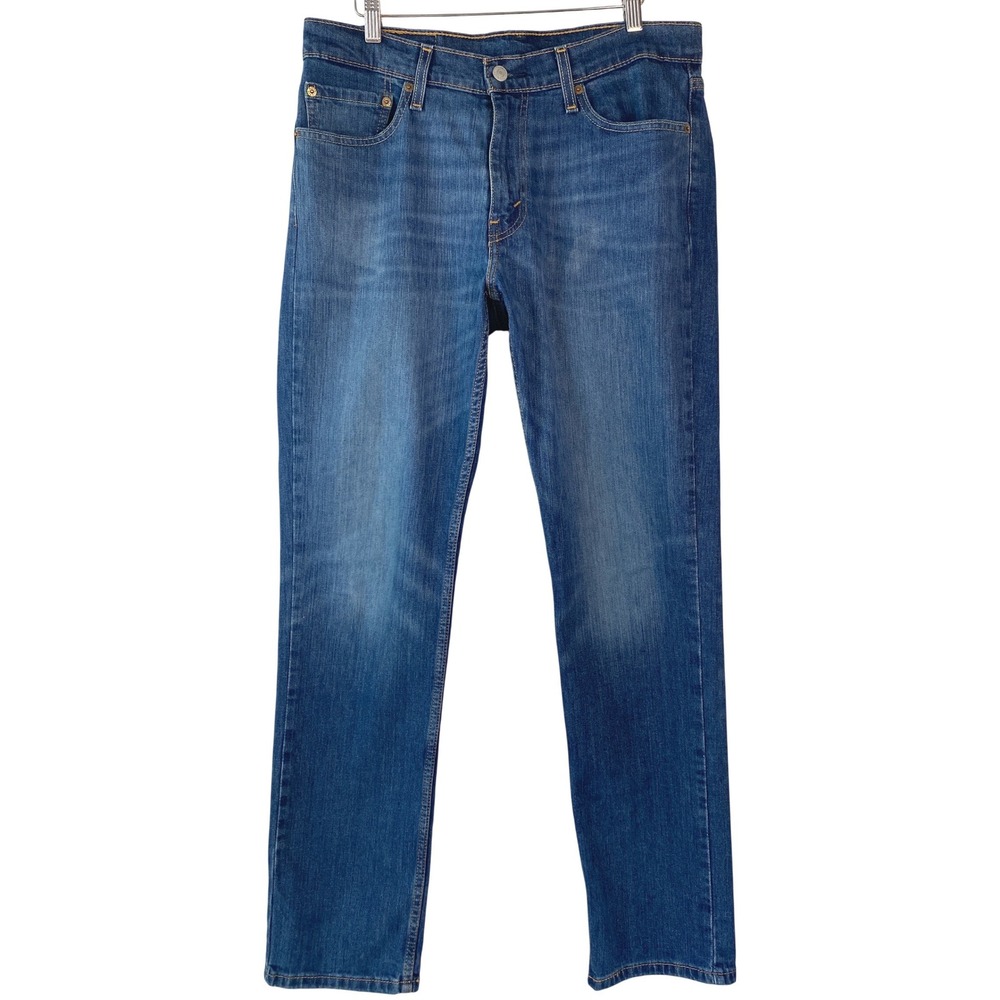 Levis Mens 511 Slim Jeans 33x32 Blue Medium Wash Stretch Denim 04511-1163